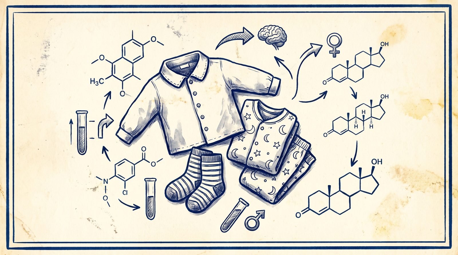 Disruptores endocrinos en el textil infantil